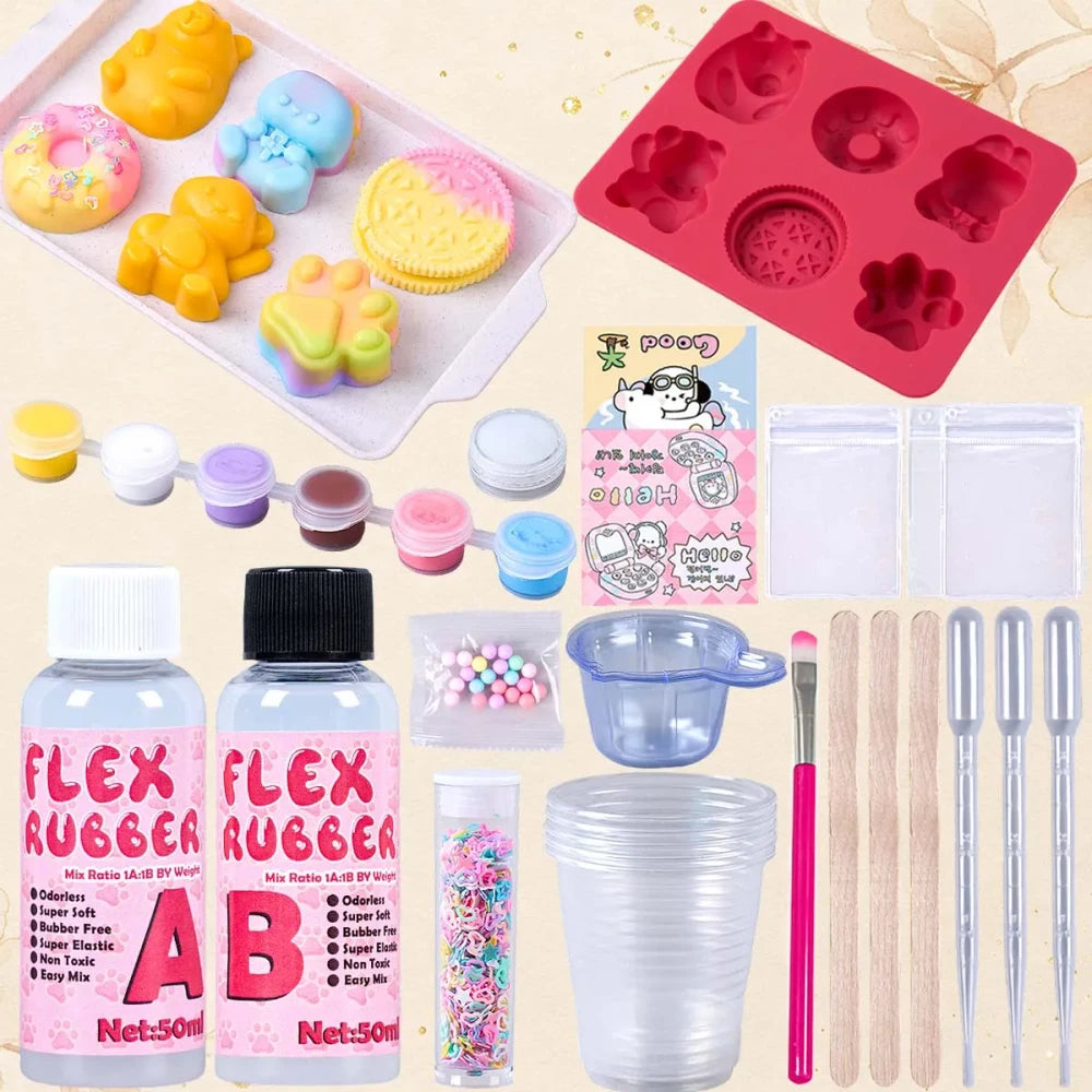 DIY Liquid Silicone Squishy Making Kit
