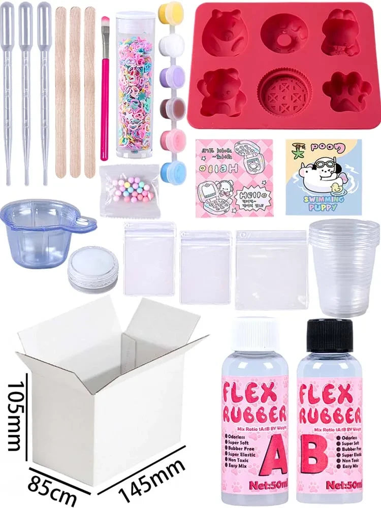 DIY Liquid Silicone Squishy Making Kit