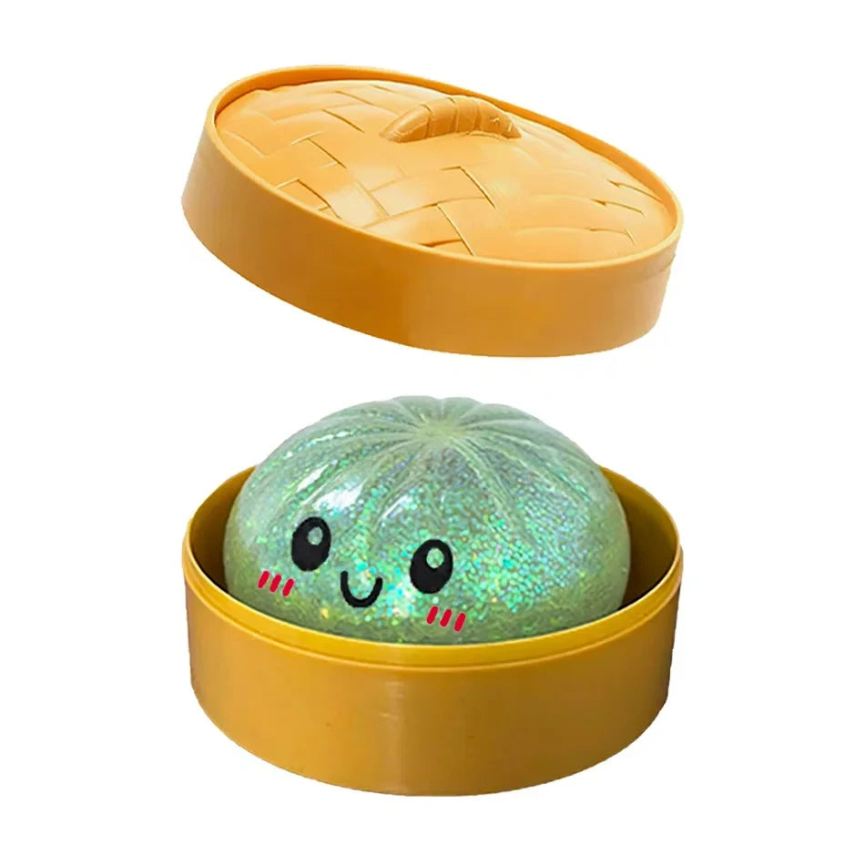 Glitter Dumpling Squeeze Toy