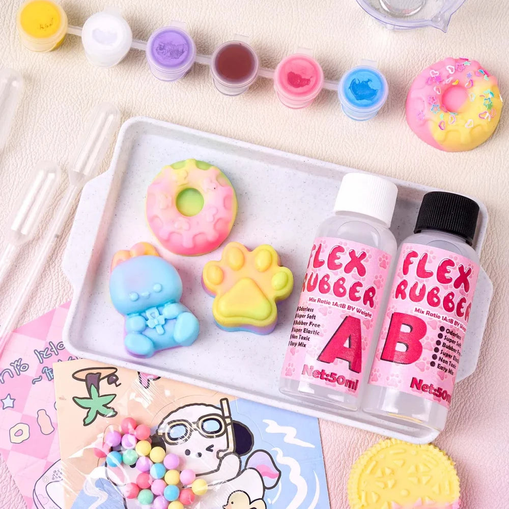 DIY Liquid Silicone Squishy Making Kit
