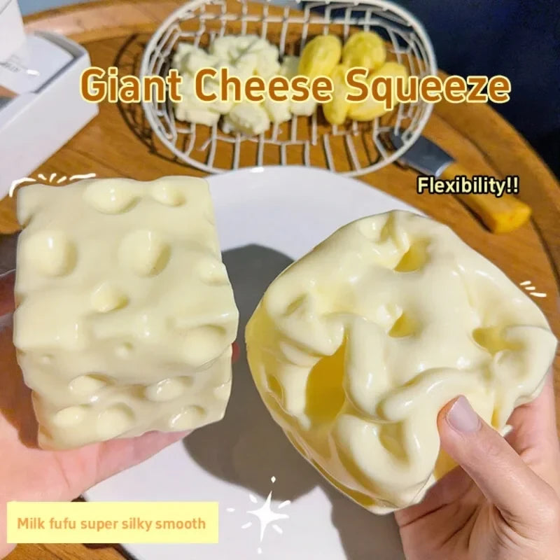 Moldable Cheese Cube Desk Fidget