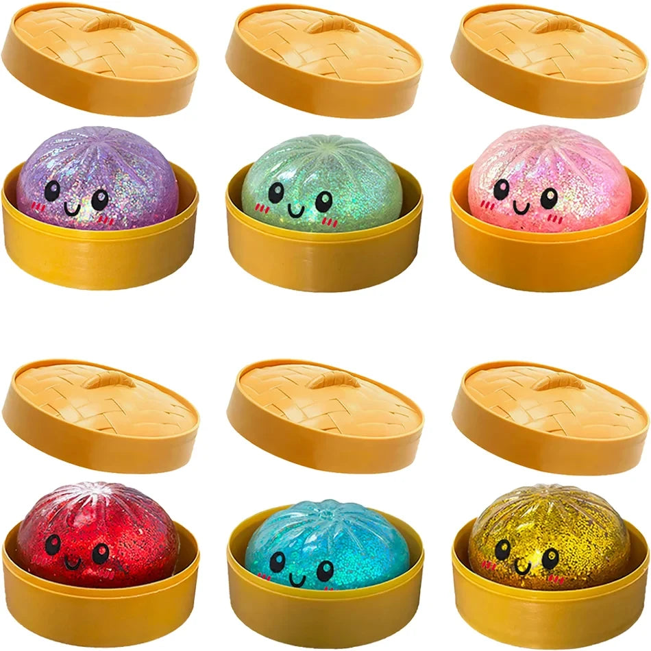 Glitter Dumpling Squeeze Toy