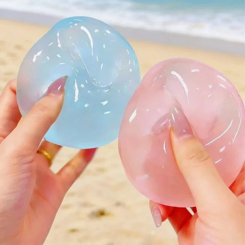 Plush Slow-Return Squeeze Ball