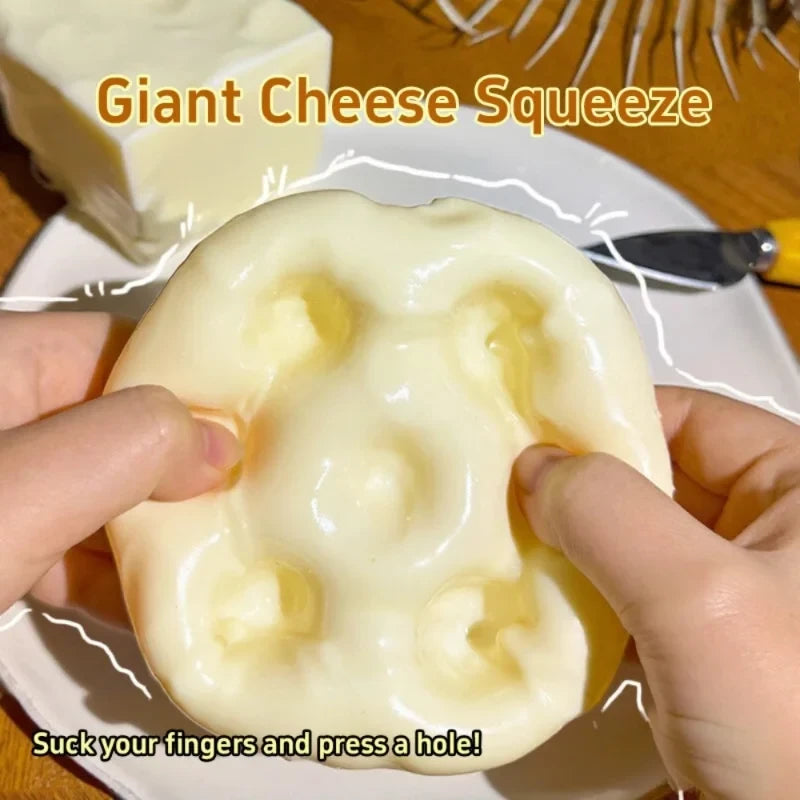 Moldable Cheese Cube Desk Fidget
