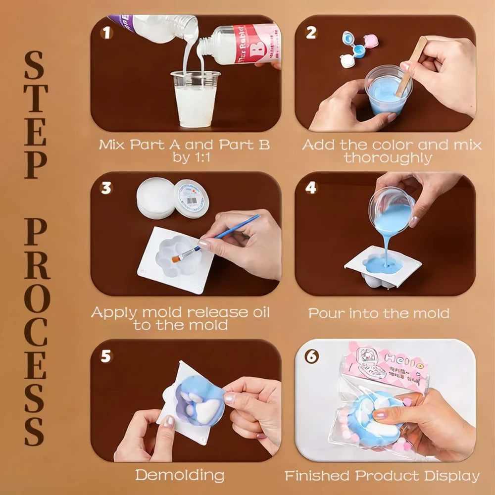 DIY Liquid Silicone Squishy Making Kit
